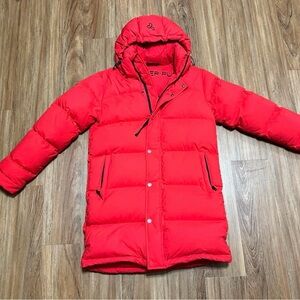 Aritzia Red Super Puff Mid - cliMATTE